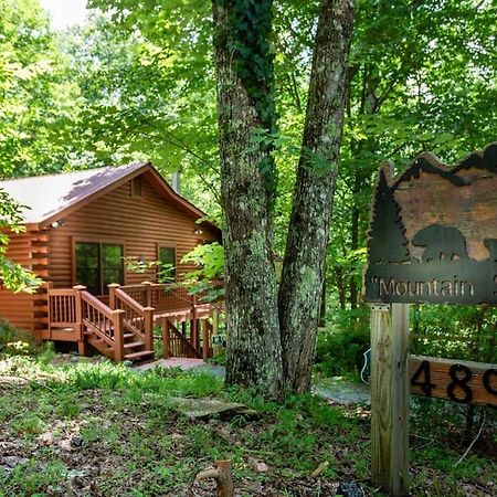 ブルーリッジ山脈 Mountain Spirit Cabin - Fireplace And Hot Tubヴィラ エクステリア 写真